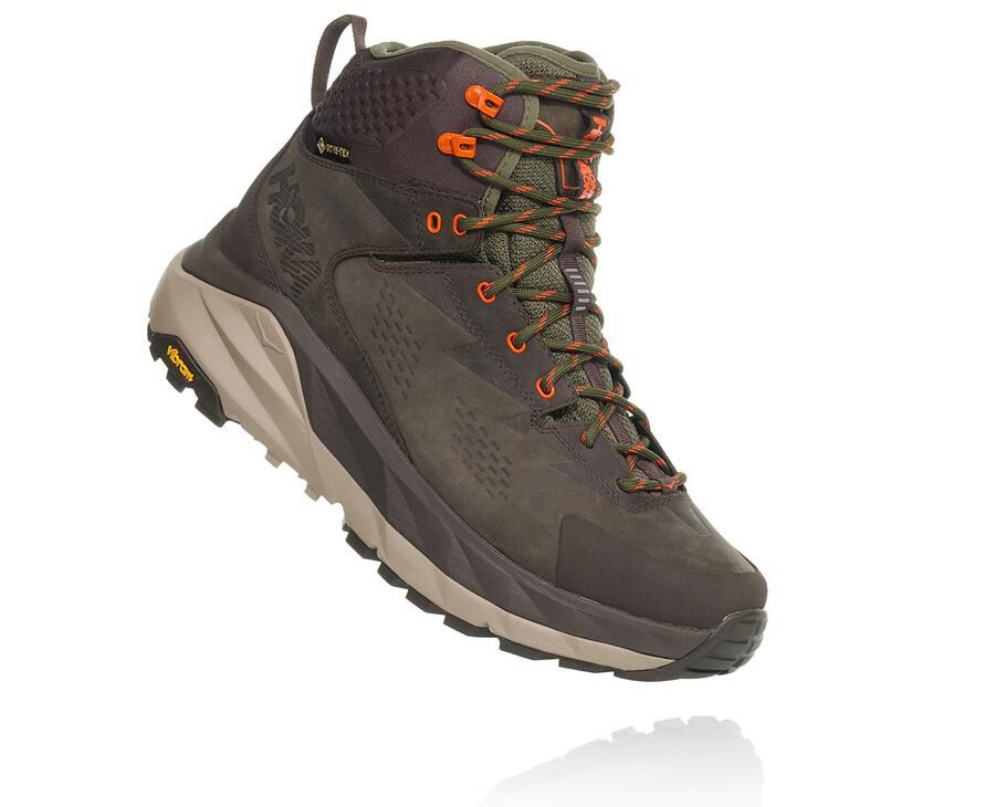 Sapatilhas Hoka One One Masculino Marrom - Kaha Gore-Tex - 809-TKYFIA